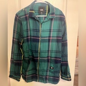 Vans long sleeve zip up